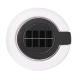 Set 4 lampi solare de gradina rotunde cu LED ALB in forma de cerc pliabil