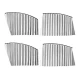 Set 4 parasolare retractabile auto geamuri laterale fata-spate GRI
