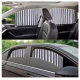Set 4 parasolare retractabile auto geamuri laterale fata-spate GRI