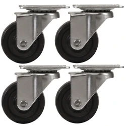 UB Set 4 Roti 40mm NEGRE Pivotante NEGRE ROTILE culoarea Negru