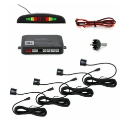 Set 4 Senzori Parcare NEGRI cu afisaj LED BS