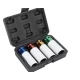 Set 4 tubulare Colorate cu protectie pentru jante aliaj masura  17 – 19 – 21 – 22 mm