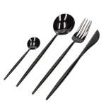 UB Set de 24 piese tacamuri in stil portughez- culoare NEGRU
