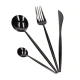 UB Set de 24 piese tacamuri in stil portughez- culoare NEGRU