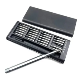 Set Surubelnite de Precizie 24 in 1 cu Trusa de depozitare Neagra