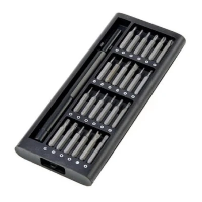 Set Surubelnite de Precizie 24 in 1 cu Trusa de depozitare Neagra
