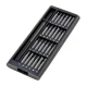 Set Surubelnite de Precizie 24 in 1 cu Trusa de depozitare Neagra