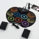 Set Tobe electronice digitale din Silicon cu pedale de picior 9 USB 9 Paduri de tobe colorate