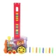 Set trenulet electric de jucarie cu 60 de piese domino
