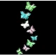 Stickere fosforoscente 8 Fluturi Multicolori