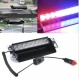 Stoboscop led auto 6 moduri Rosu si Albastru