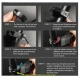 STOP spate BK 1819 pentru bicicletă cu 6 moduri fixe / bliț  reîncărcabilă prin USB