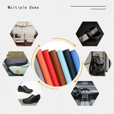 Sul autoadeziv din piele ecologica (imitatie piele) 0.75 x 2.5m BEJ  (cream deschis) cu textura