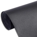 UB Sul autoadeziv LY din piele ecologica (imitatie piele) 0.45 x 3.0m NEGRU cu textura