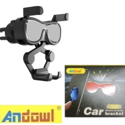 Suport auto mobil Q-ZG55 cu carlige reglabile pentru Grila Ventilatie Negru