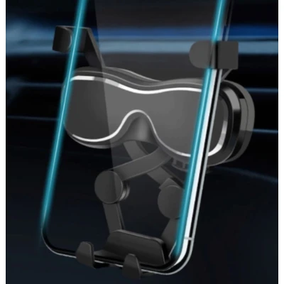 Suport auto mobil Q-ZG55 cu carlige reglabile pentru Grila Ventilatie Negru