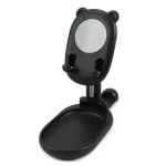 Suport de masa pliabil Andowl Q Z72 cu oglinda si suport pentru obiecte mici pentru smartphone