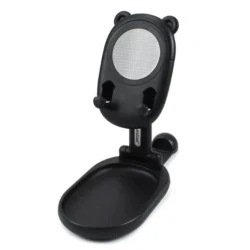 Suport de masa pliabil Andowl Q Z72 cu oglinda si suport pentru obiecte mici pentru smartphone
