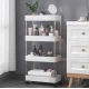 Suport depozitare cu 4 rafturi tip carucior modular pentru baie sau bucatarie