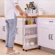 Suport depozitare cu 4 rafturi tip carucior modular pentru baie sau bucatarie