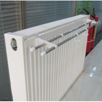 Suport dublu pentru uscare prosoape cu prindere pe calorifer 50 cm