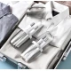 Suport Multifunctional Transparent pentru Periuta de Dinti