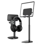 Suport Reglabil pentru Telefon/Tableta de birou cu suport pentru Casti Q-ZJ201