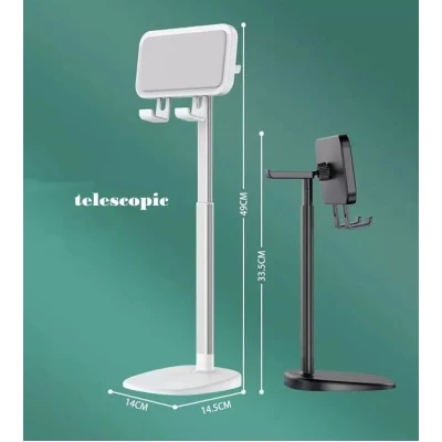 Suport Reglabil pentru Telefon/Tableta de birou cu suport pentru Casti Q-ZJ201