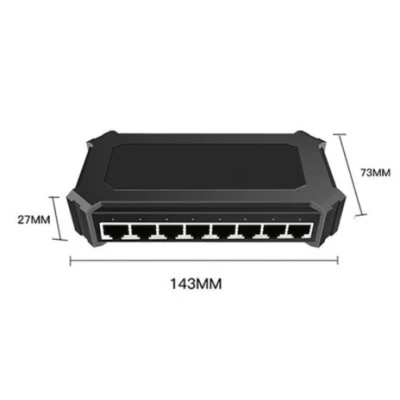 Switch internet cu 8 porturi QJH02 de 1000Mbps