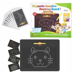 Tableta magnetica interactiva cu magneti 714 piese
