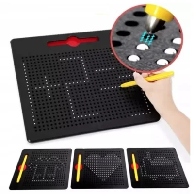 Tableta magnetica interactiva cu magneti 714 piese