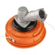 Tambur motocoasa cap aluminiu M10 pas 1.25 mm fir 3 mm GARDEN PORTOCALIU