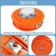 Tambur motocoasa cap aluminiu M10 pas 1.25 mm fir 3 mm GARDEN PORTOCALIU