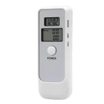 Tester de alcoolemie digital functie de ceas cronometru alb - AT002