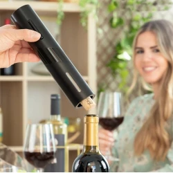 Tirbuson electric pentru sticle de Vin Negru