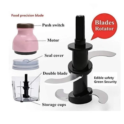 Tocator QUATRE multifunctional pentru legume si fructe Roz 600 ml