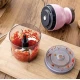 Tocator QUATRE multifunctional pentru legume si fructe Roz 600 ml