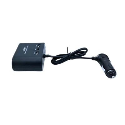 Triplu Bricheta Auto cu Fir OLESSON 1653 si 2 x USB 1 x USB C