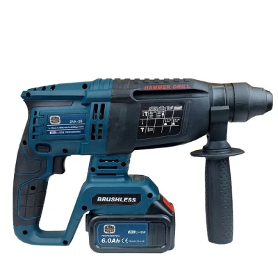 Trusa ciocan rotopercutor German Meister cu 2 acumulatori 36V - 6 ah