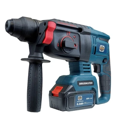 Trusa ciocan rotopercutor German Meister cu 2 acumulatori 36V - 6 ah