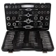 Trusa tarozi si filiere 110 piese M2-M18 set metric profesional