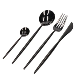UB Set de 24 piese tacamuri in stil portughez- culoare NEGRU BS