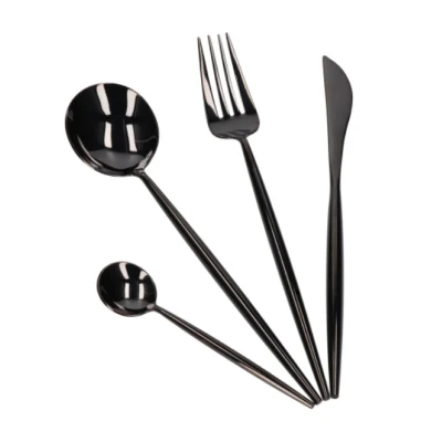 UB Set de 24 piese tacamuri in stil portughez- culoare NEGRU BS