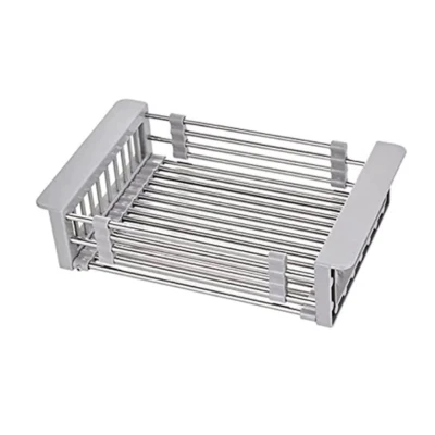 Vesela Multifunctionala Extensibila 30-44 x 21.5 x 9 cm Inox si Polipropilena