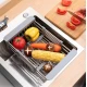 Vesela Multifunctionala Extensibila 30-44 x 21.5 x 9 cm Inox si Polipropilena