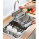 Vesela Multifunctionala Extensibila 30-44 x 21.5 x 9 cm Inox si Polipropilena