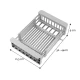 Vesela Multifunctionala Extensibila 30-44 x 21.5 x 9 cm Inox si Polipropilena
