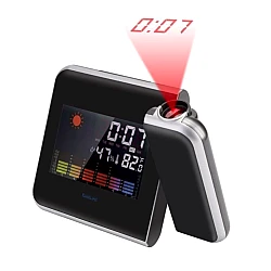 Ceas Meteo 8190 cu calendar si higrometru ce proiecteaza ora pe tavan