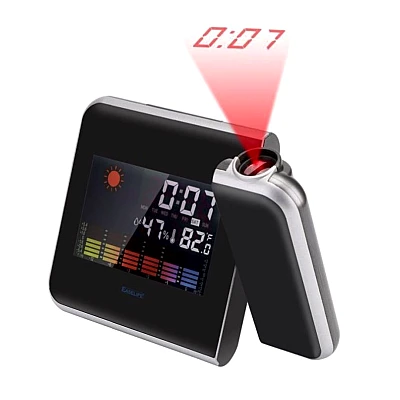 Ceas Meteo 8190 cu calendar si higrometru ce proiecteaza ora pe tavan Ceas Meteo 8190 cu calendar si higrometru ce proiecteaza ora pe tavan