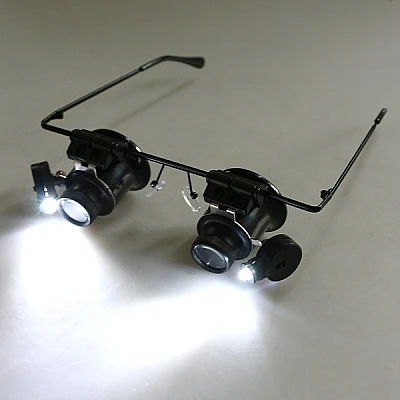 Ochelari Cu Lentile Microscop 20x Si LED Ochelari Cu Lentile Microscop 20x Si LED